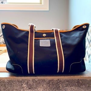Coach blue reversible tote bag